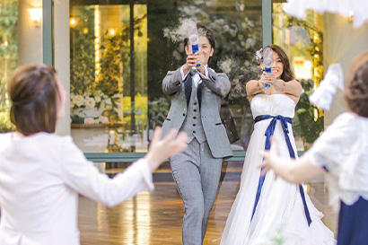 エアランチャーは結婚式などのイベントで大活躍！