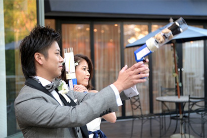 エアランチャーがイベントを盛り上げます！